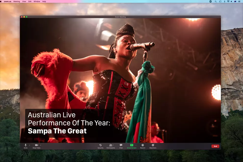 Sampa The Great @ Golden Plains. Photo by Joshua Braybrook.